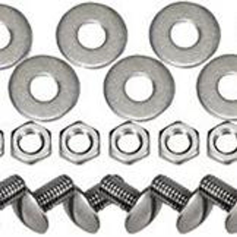 Skrue sett for Softpad, 3mm BP sett m/8 stk