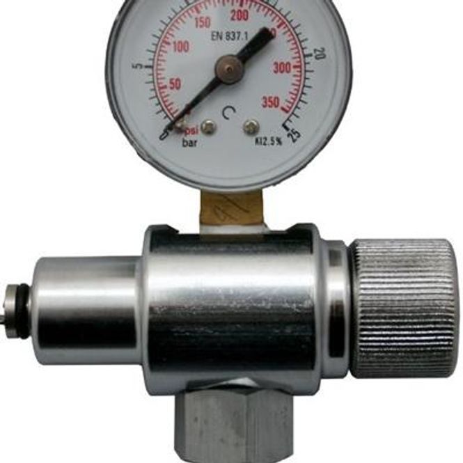 Hovedbilde Verktøy, m/manometer, justering av 2:trinnet
