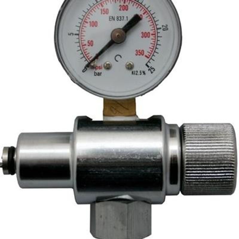 Verktøy, m/manometer, justering av 2:trinnet