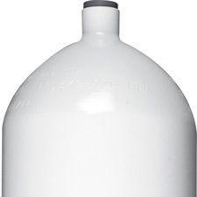 Flaske, stål 12L 232 KORT